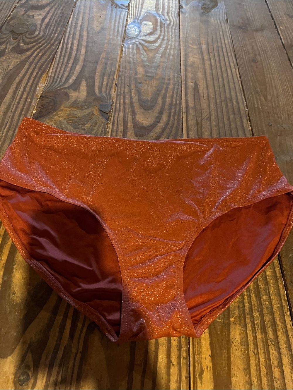 Maurices Orange-Red Swimwear Bottoms